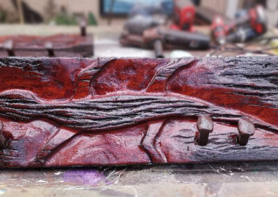 Red Gum Goanna Coat Rack