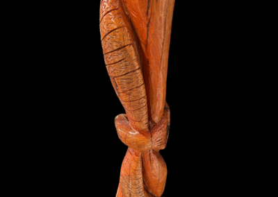 Eagle Wrapping Around Pole